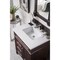 James Martin Vanities Brittany 30in Single Vanity, Burnished Mahogany, w/ 3 CM White Zeus Quartz Top 650-V30-BNM-3WZ - alternate 3